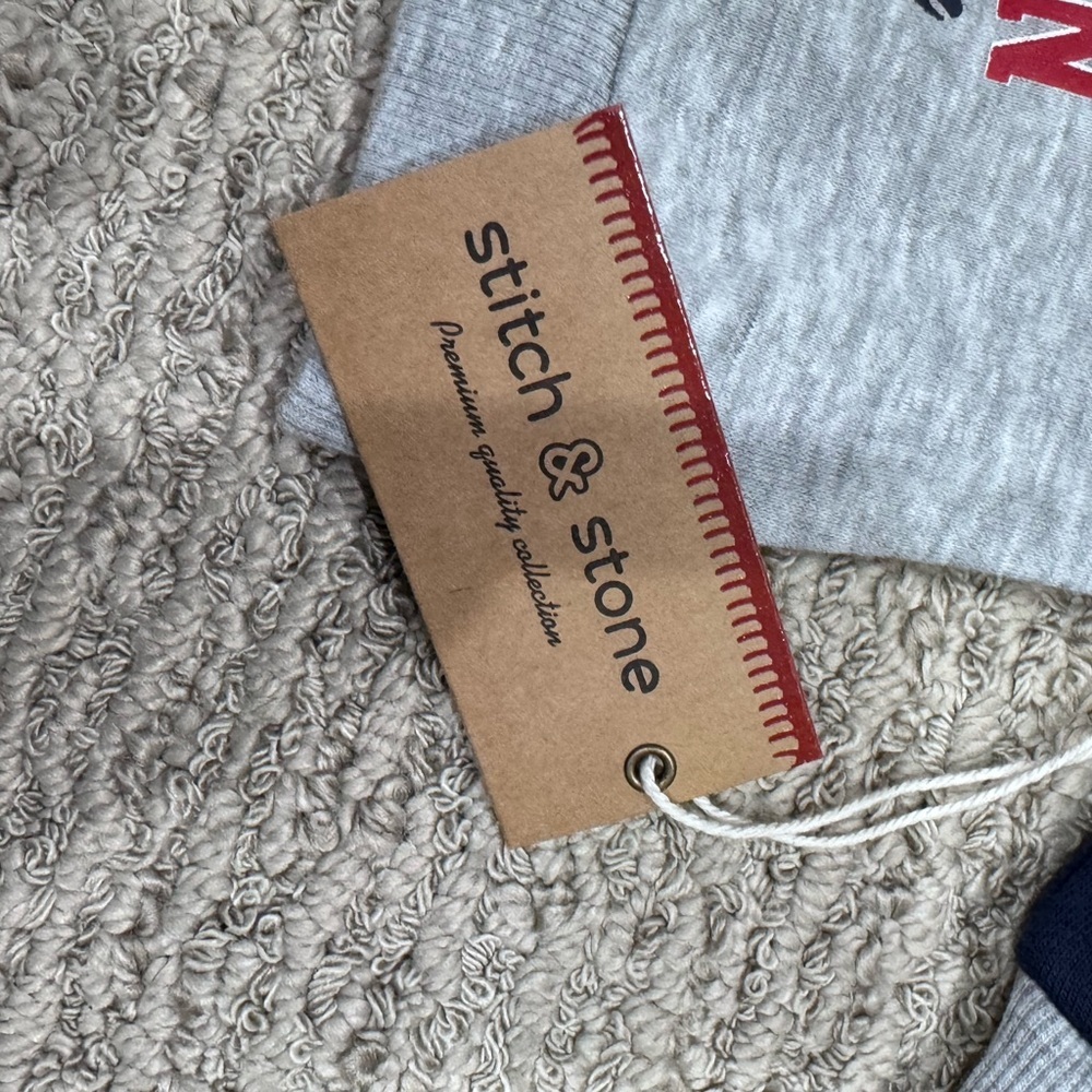 Kids Grey Hockey Champion Sweatshirt - Picture 2 of 3